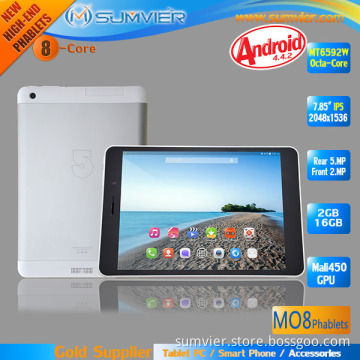 High-End Mt6592W Octa Core 7.85inch IPS 2048X1536 Android 4.4 Smart Tablet (MO8)